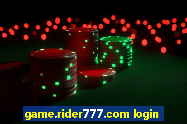 game.rider777.com login